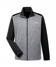 Devon & Jones Men's Newbury Colorblock Melange Fleece Full-Zip